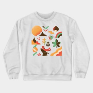 Autumn mountain landscape Crewneck Sweatshirt